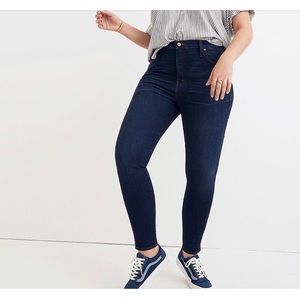 Madewell 10” High Rise Skinny Jeans in Hayes Wash